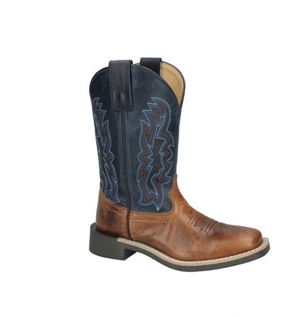 Smoky Mountain Youth Rustler Square Toe Leather Boots