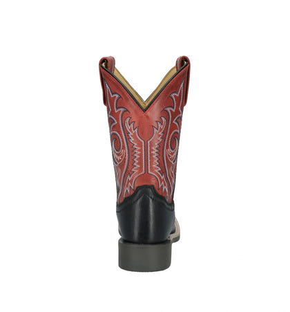 Smoky Mounatin Youth Barrett Square Toe Leather Boots