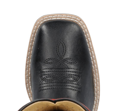 Smoky Mounatin Youth Barrett Square Toe Leather Boots