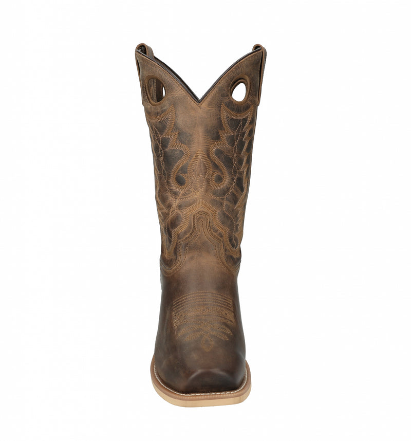 Smoky Mountain Mens Santa Fe Cutter Toe Leather Boots