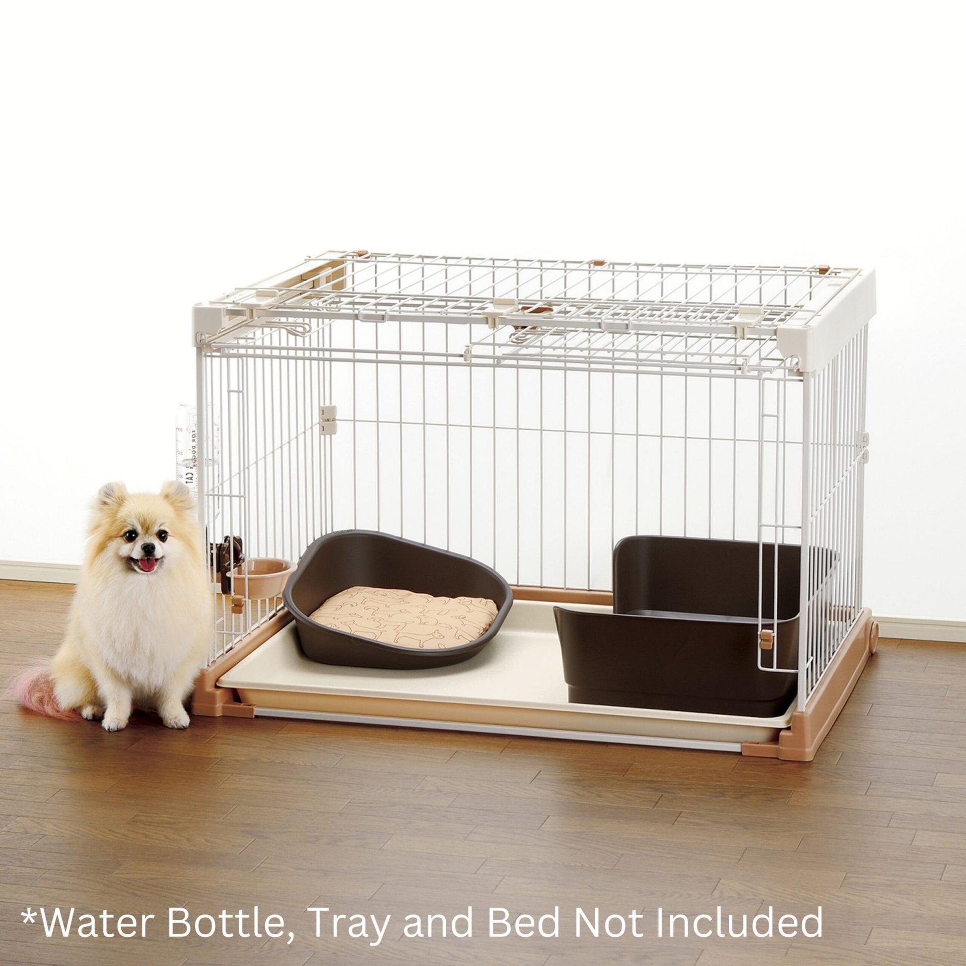 Richell Easy-Open 3-Way Door Pet Wire Crate