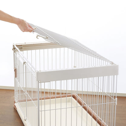Richell Easy-Open 3-Way Door Pet Wire Crate