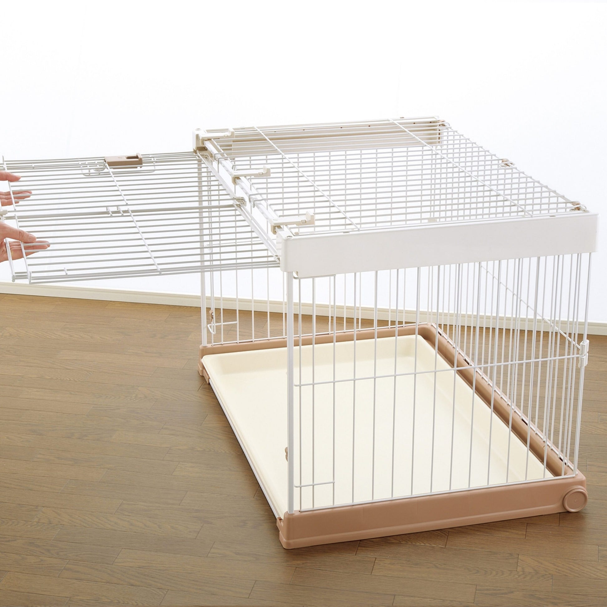 Richell Easy-Open 3-Way Door Pet Wire Crate