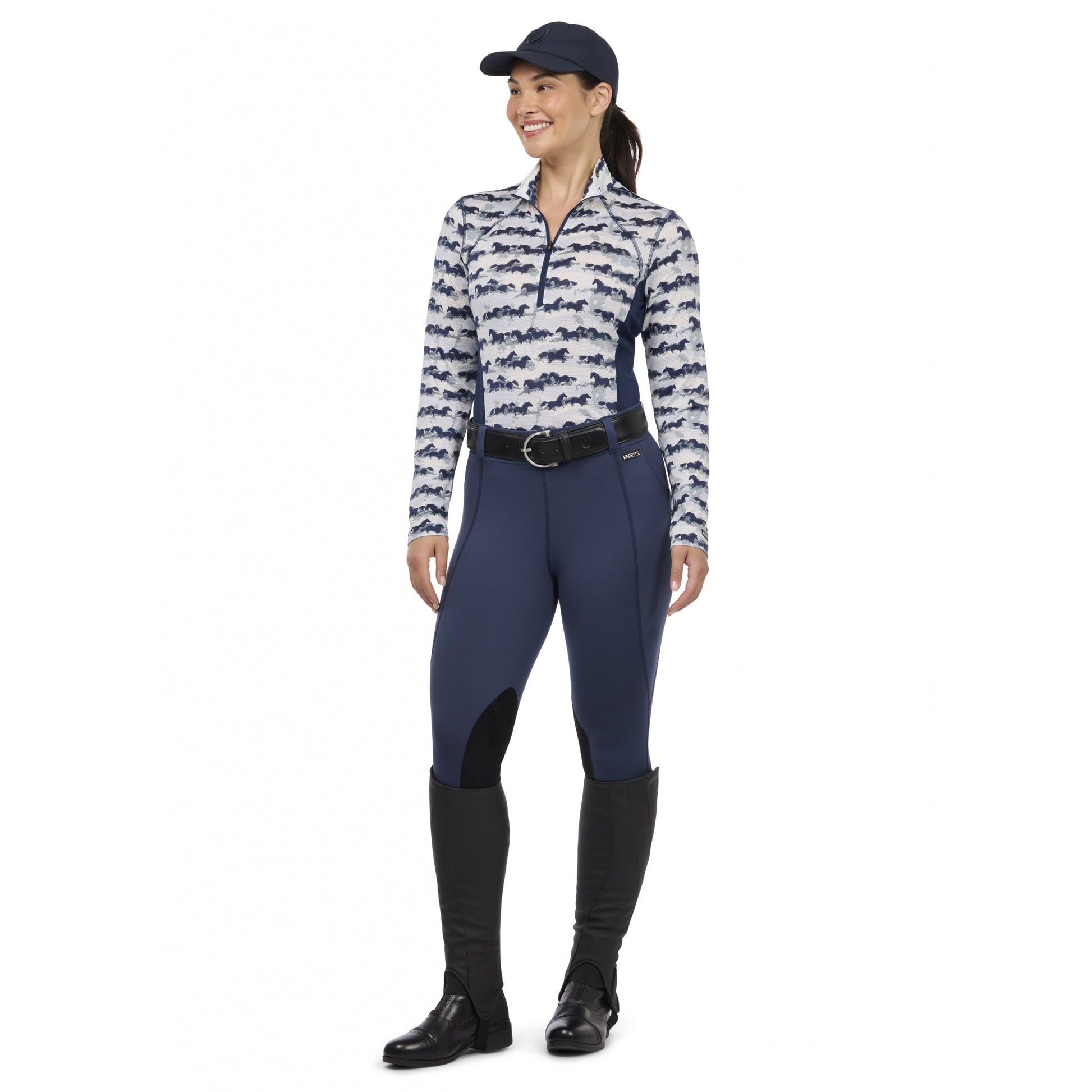 Kerrits Equibreeze Ice Fil Long Sleeve Shirt - Print