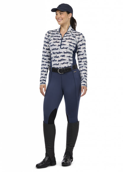 Kerrits Equibreeze Ice Fil Long Sleeve Shirt - Print