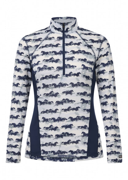 Kerrits Equibreeze Ice Fil Long Sleeve Shirt - Print