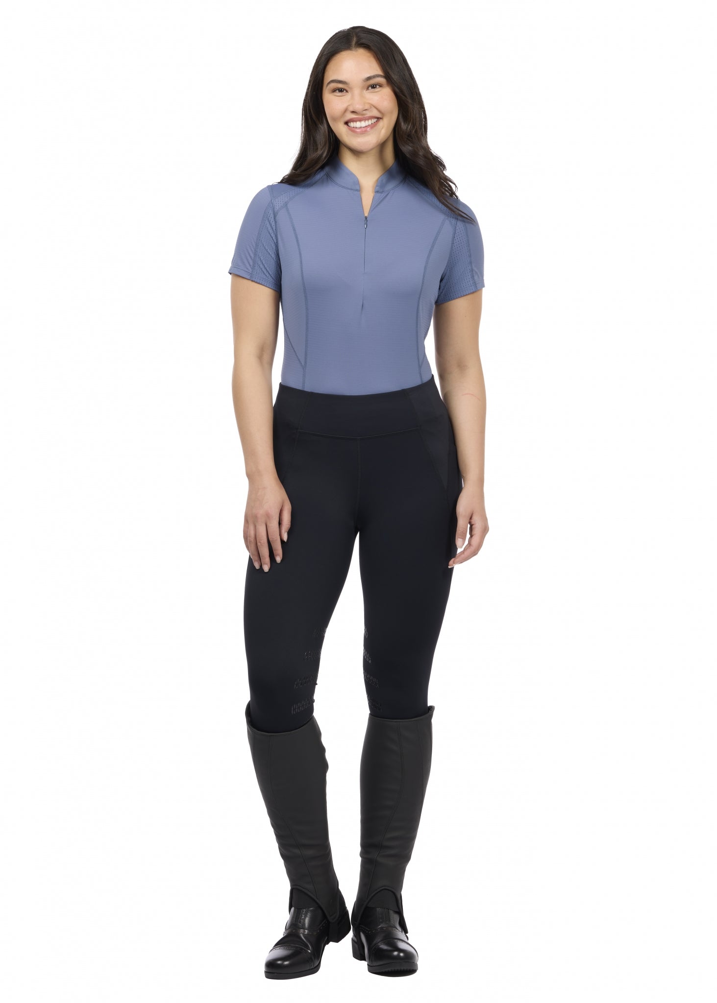 Kerrits Precision Short Sleeve Quarter Zip Tech Top