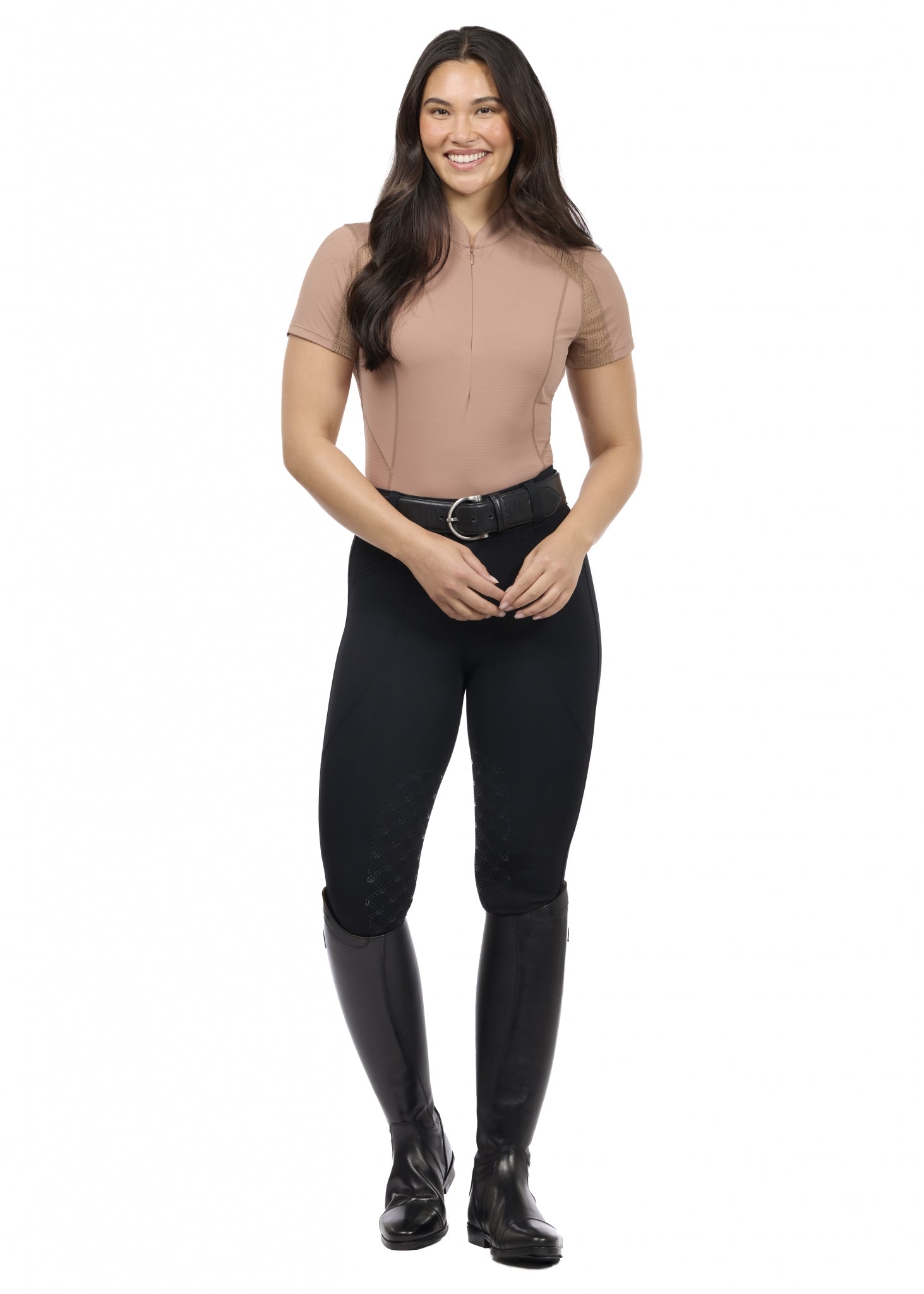 Kerrits Precision Short Sleeve Quarter Zip Tech Top