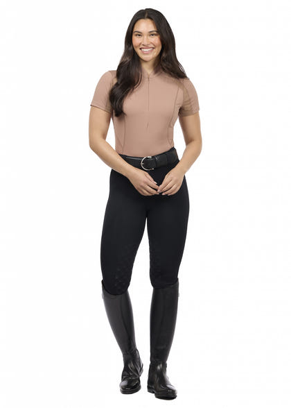 Kerrits Precision Short Sleeve Quarter Zip Tech Top