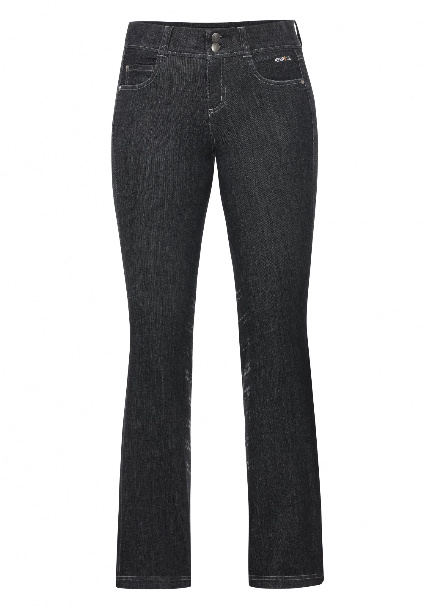 Kerrits Stretch Denim Silicone Knee Patch Bootcut Riding Pants - Regular