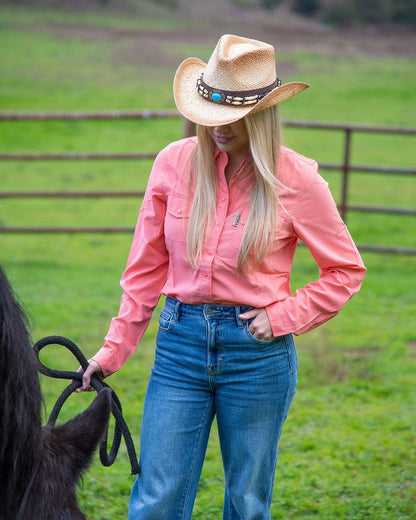 Outback Trading Ladies Sierra Snap Bamboo Shirt