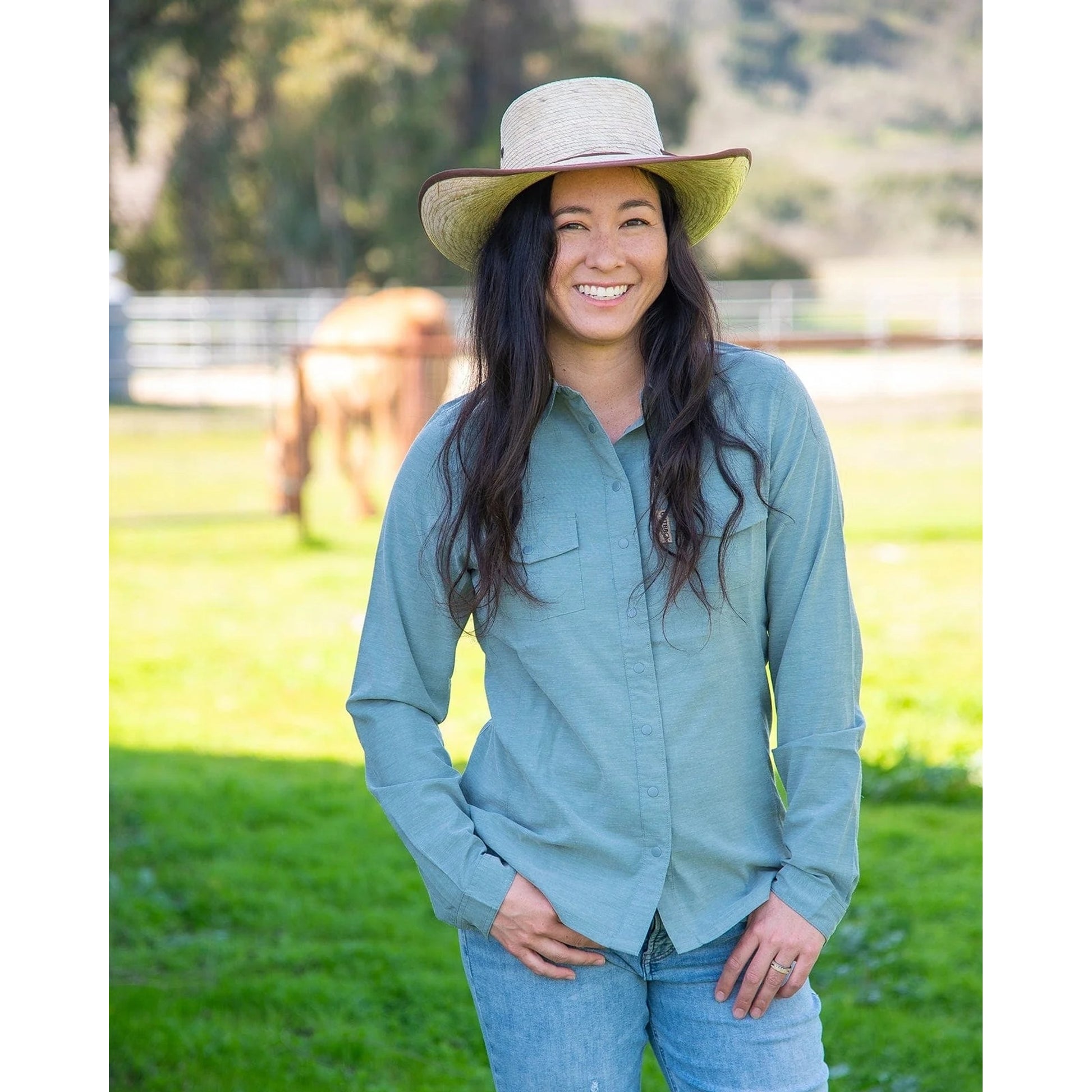 Outback Trading Ladies Sierra Snap Bamboo Shirt