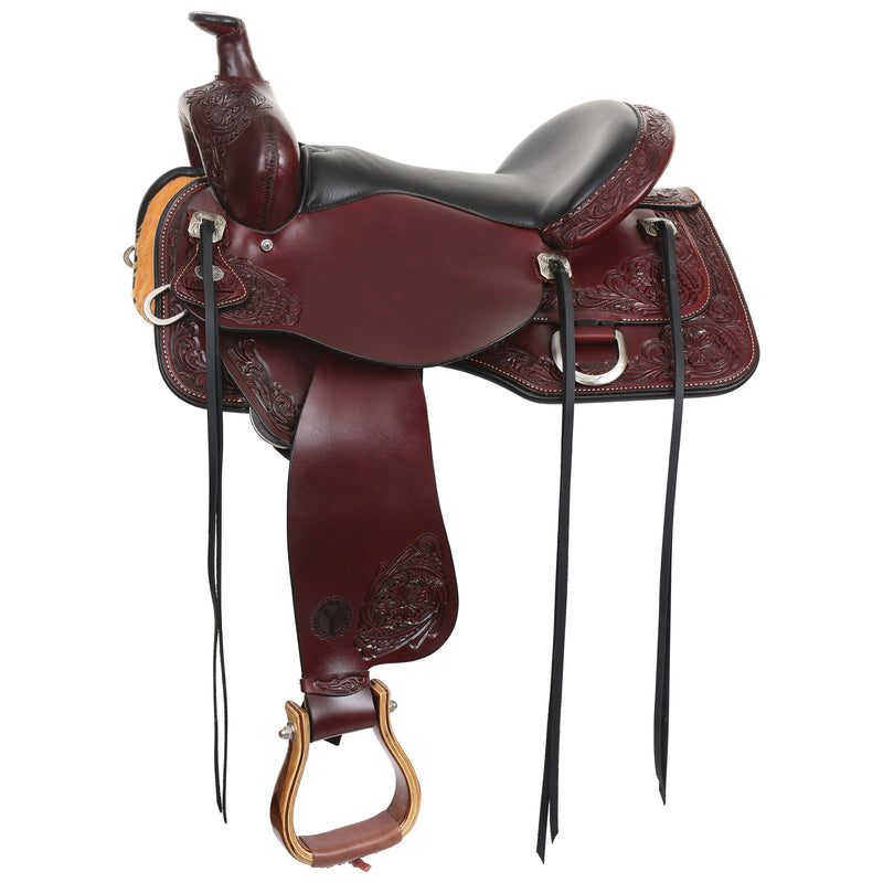 Circle Y Kingsley Flex2 Floral Trail Saddle