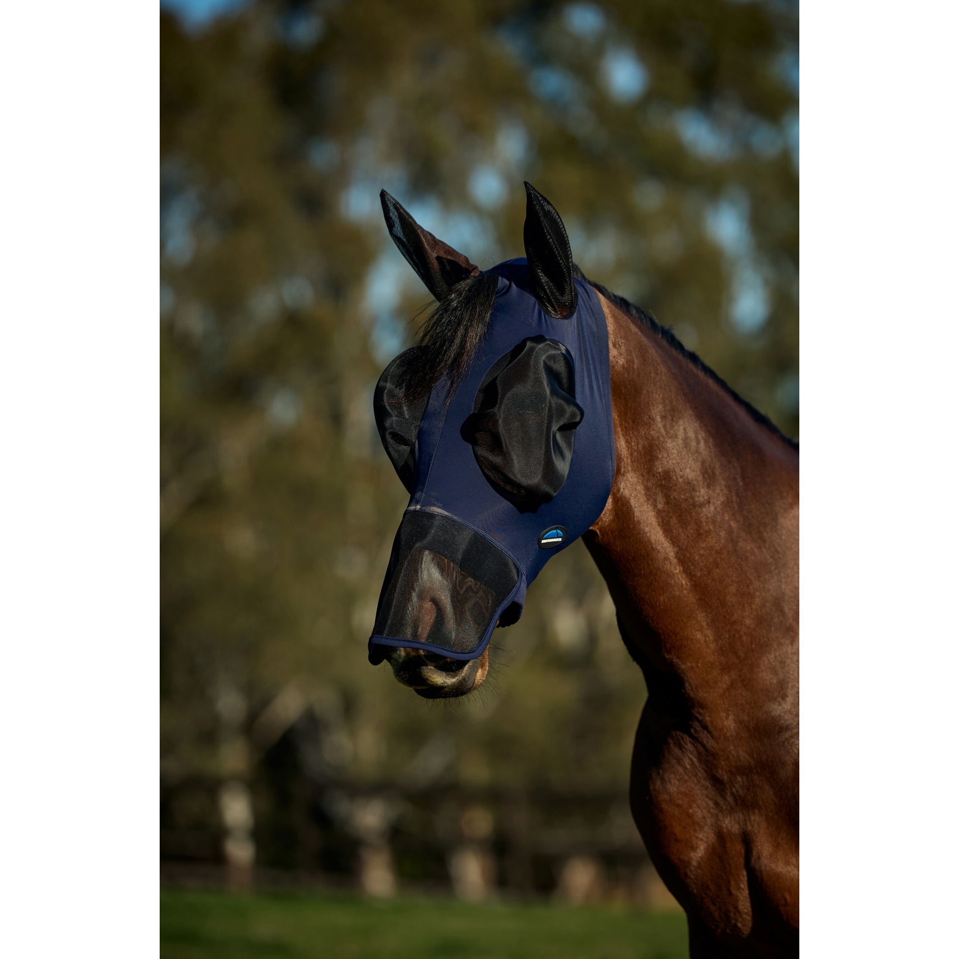 Weatherbeeta ComFiTec Luxe Stretch Fly Mask with Ears & Nose