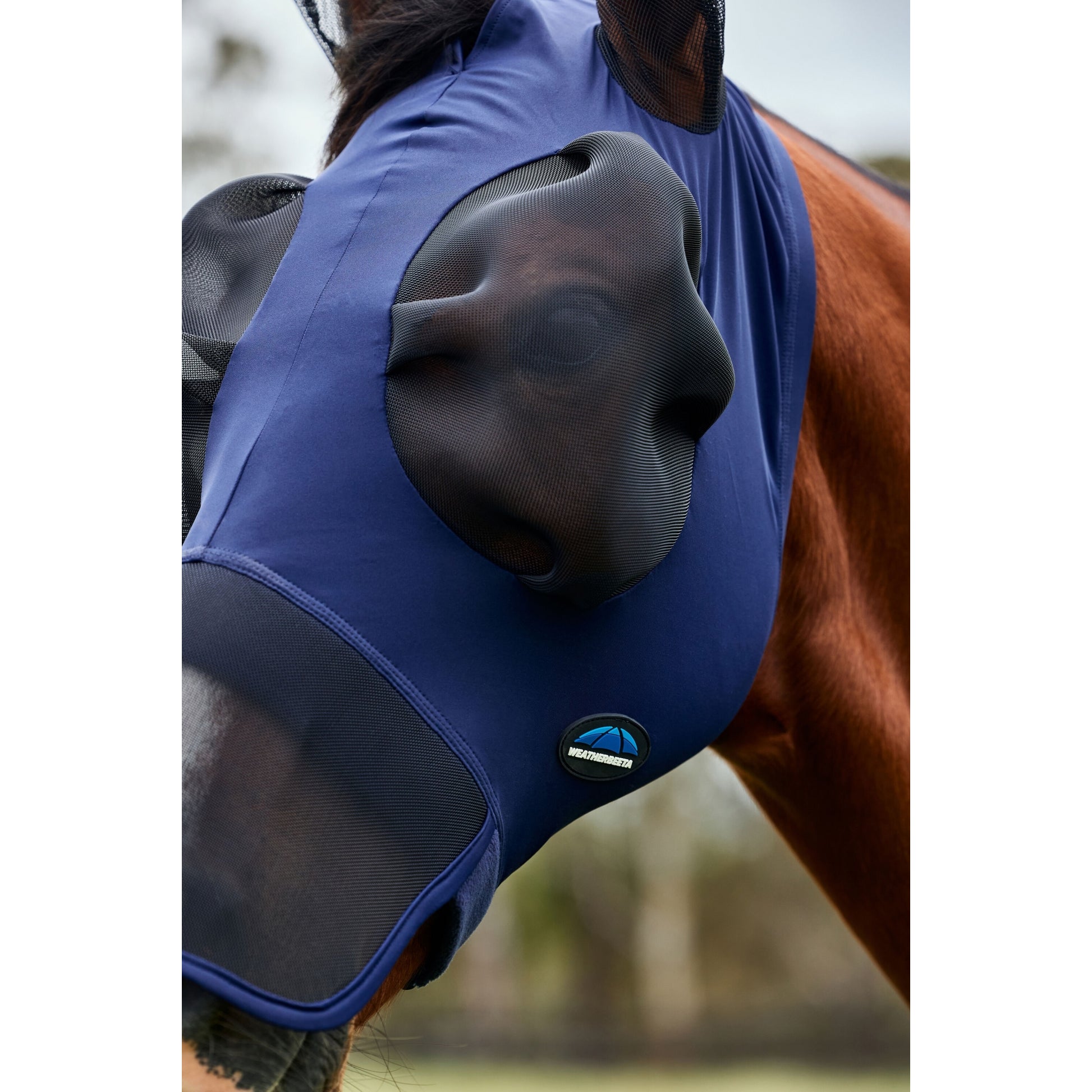 Weatherbeeta ComFiTec Luxe Stretch Fly Mask with Ears & Nose