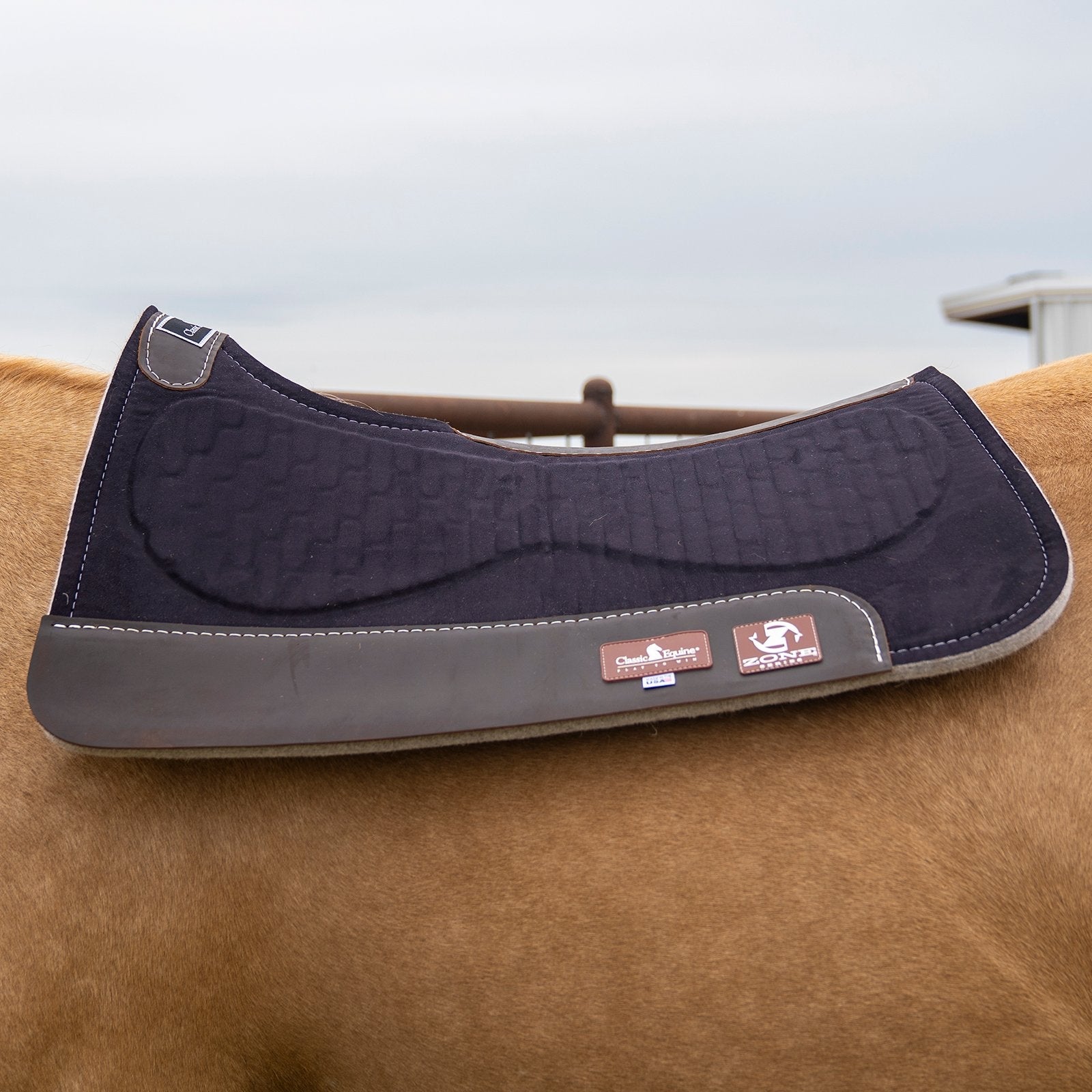 Classic Equine Zone Micro Suede Pad
