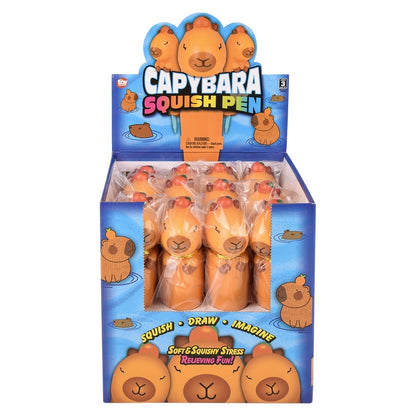 Squish Capybara Fidget Toy Pen