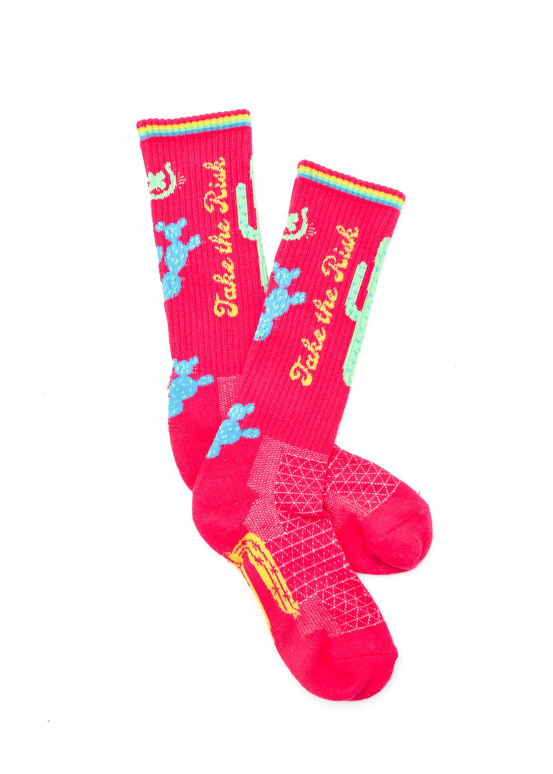 Lucky Chuck Take the Risk Socks