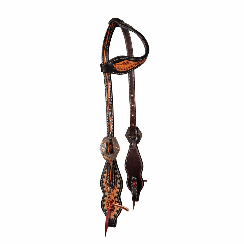 Professionals Choice 1-Ear Filigree Headstall