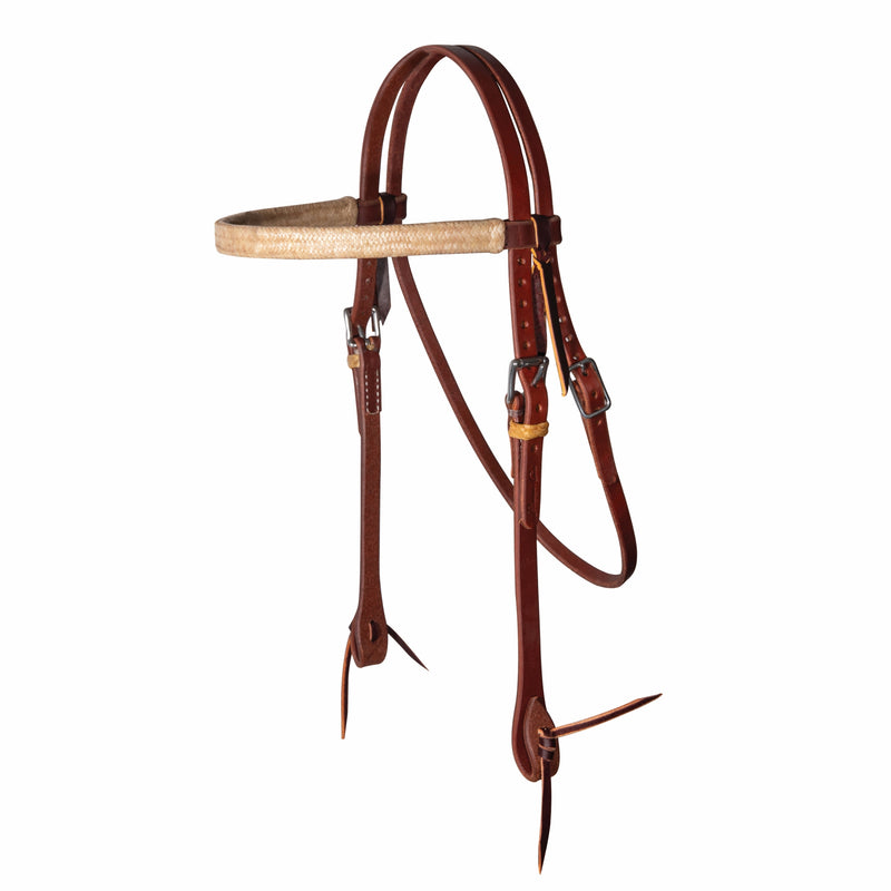 Professionals Choice Ranch Rawhide Trimmed 5/8" Headstall