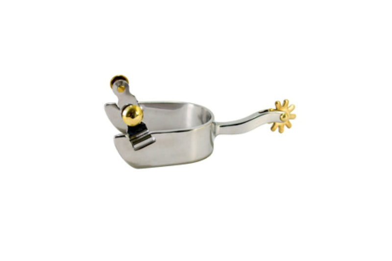 Youth Stainless Steel Western Equitation Spur