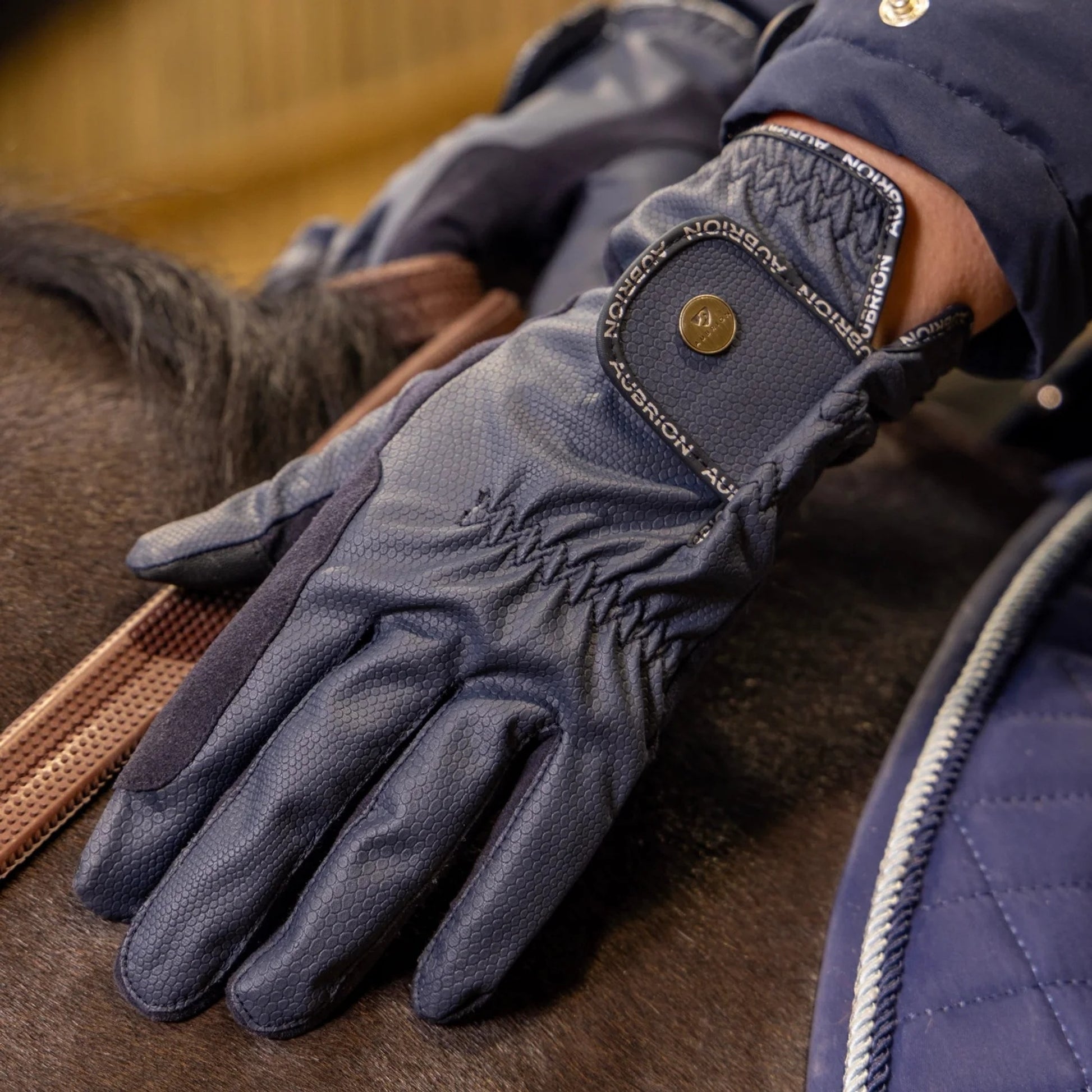 Shires Aubrion Stadium Riding Gloves