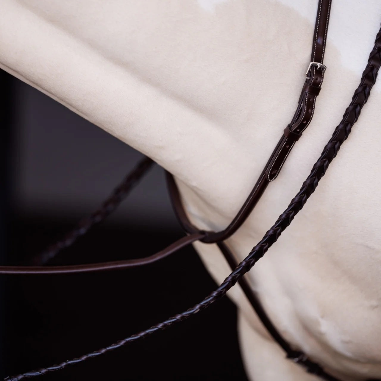 Shires Fancy Square Raised Laced Reins