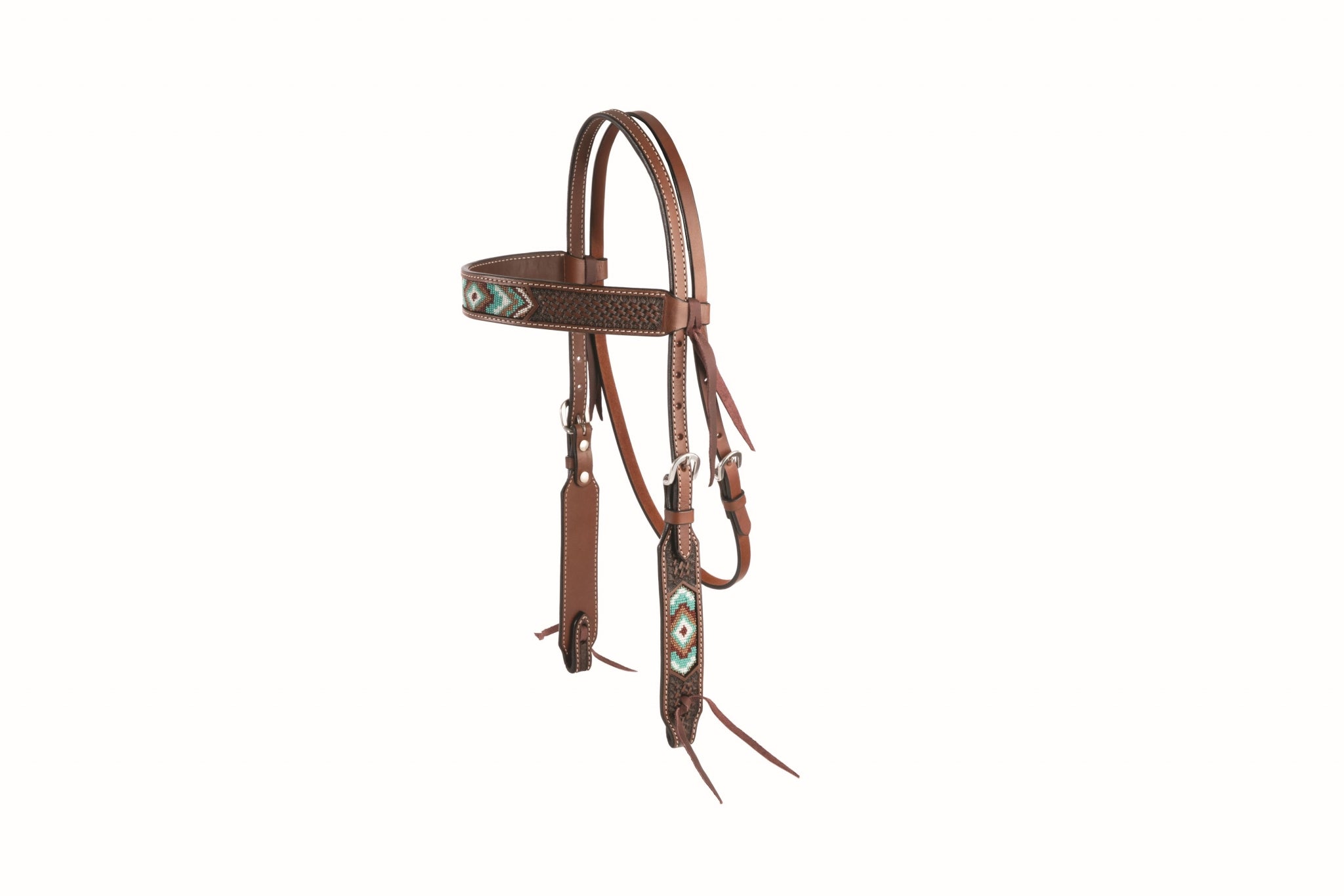Weaver Beaded Browband Headstall
