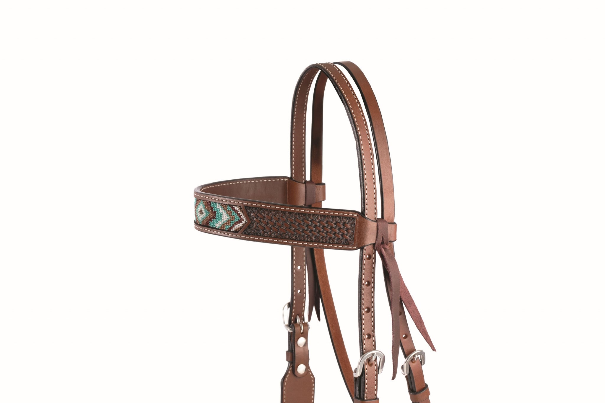 Weaver Beaded Browband Headstall