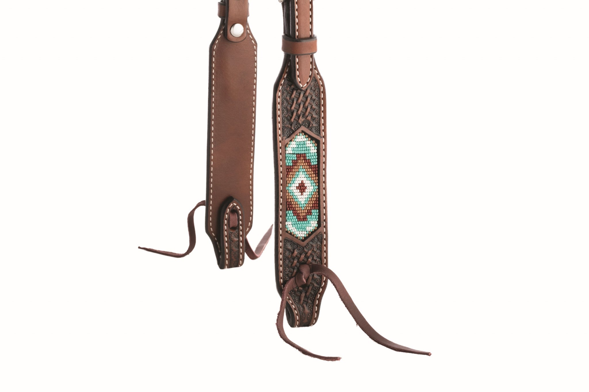 Weaver Beaded Sliding Ear Headstall