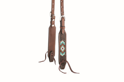 Weaver Beaded Sliding Ear Headstall