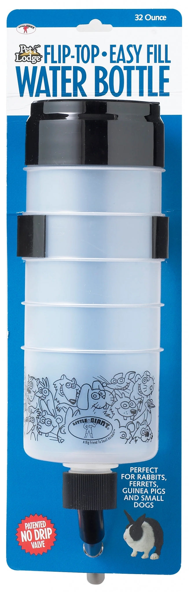 Pet Lodge Flip-Top Easy Fill Water Bottle