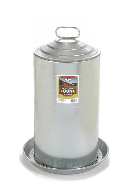Galvanized Double Wall Founts