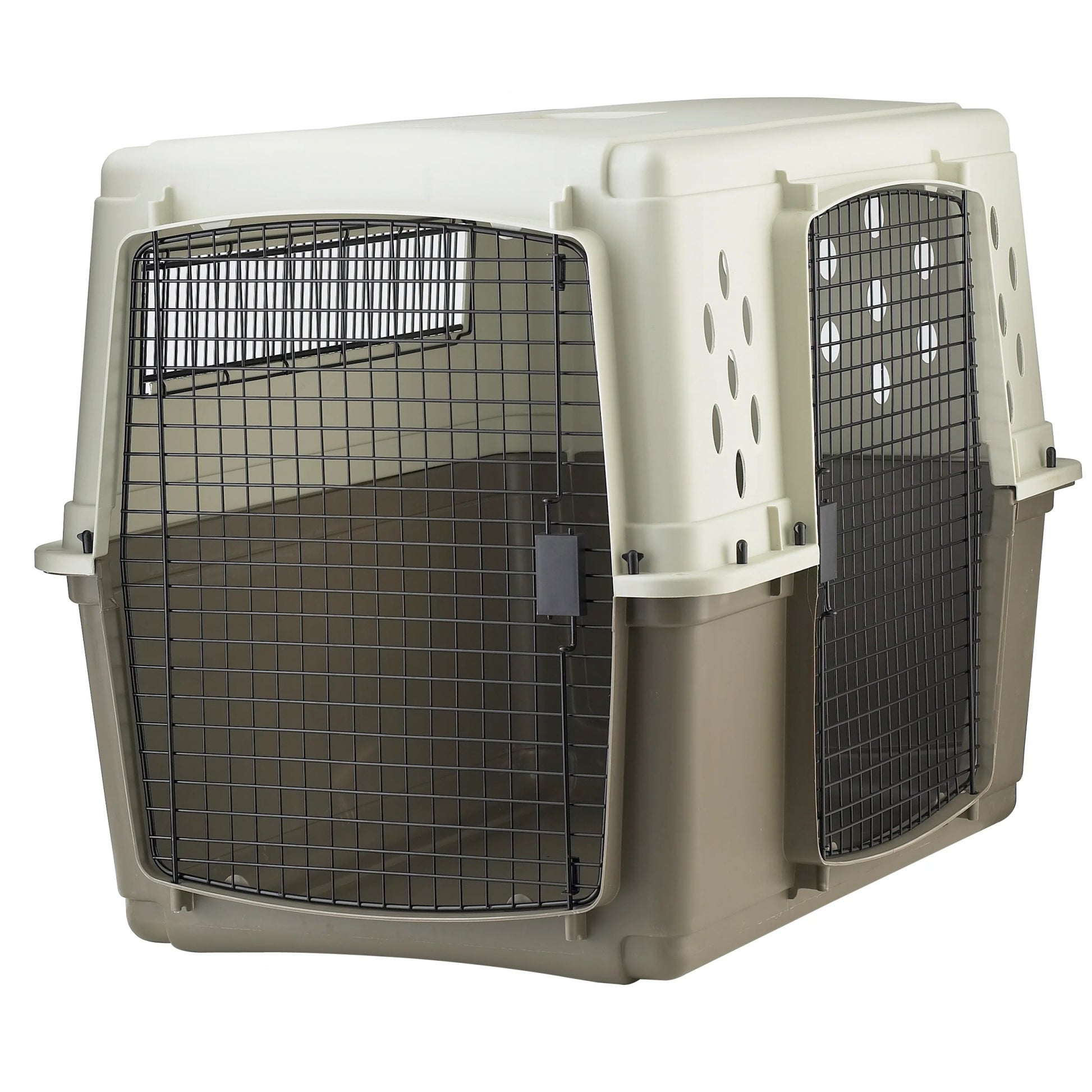 Pet Lodge Double Door Plastic Dog Crate
