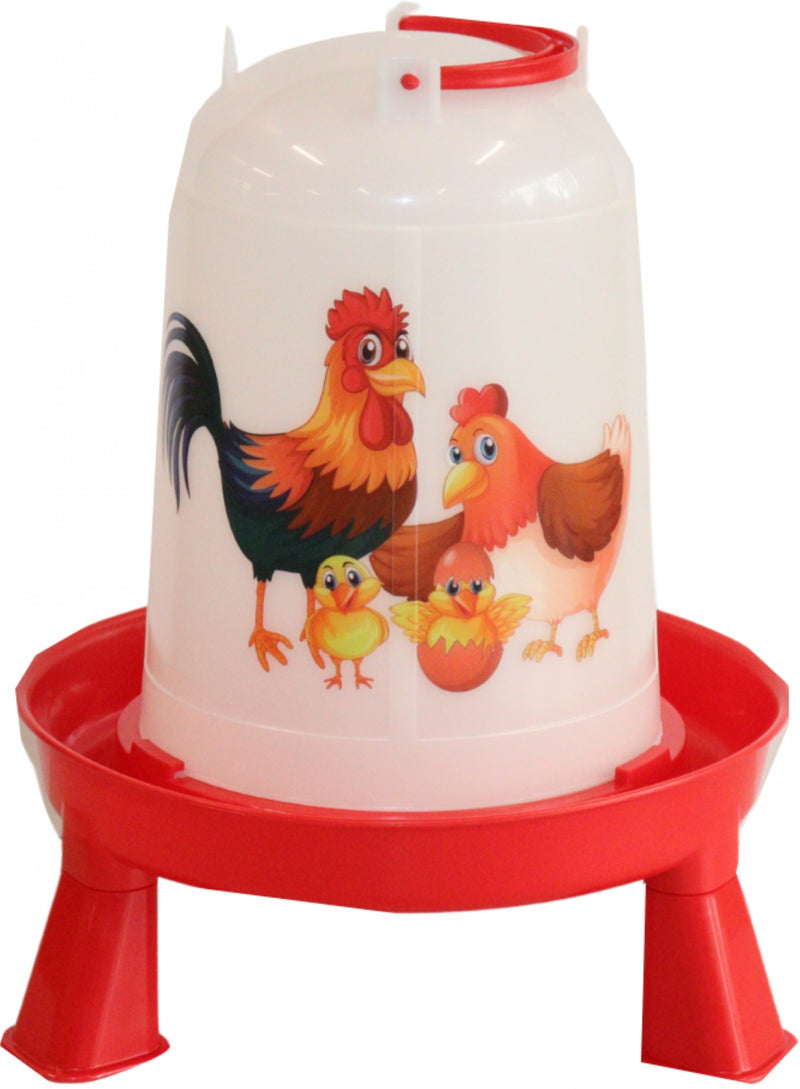 Little Giant Illustrated Poultry Waterer with Legs
