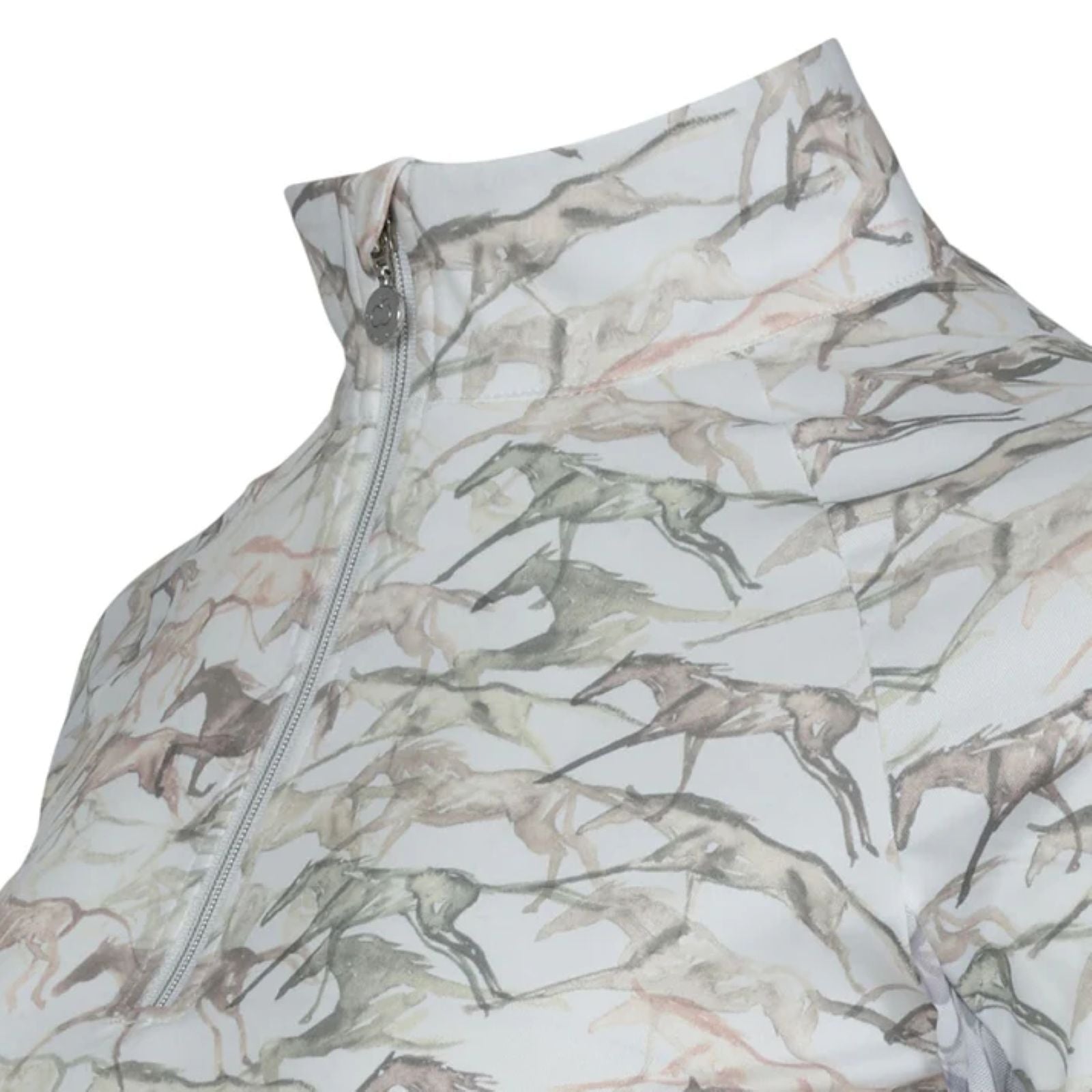 Dapplebay Galloping Watercolor 1/4 Zip Riding Top