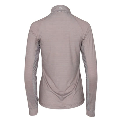 Dapplebay Stripe 1/4 Zip Riding Top