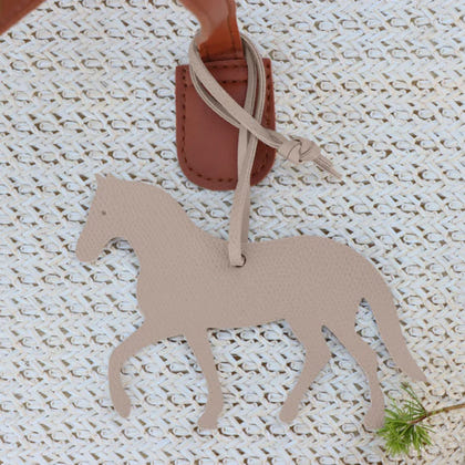 AWST Int'l Horse Bag Charm-Vegan leather