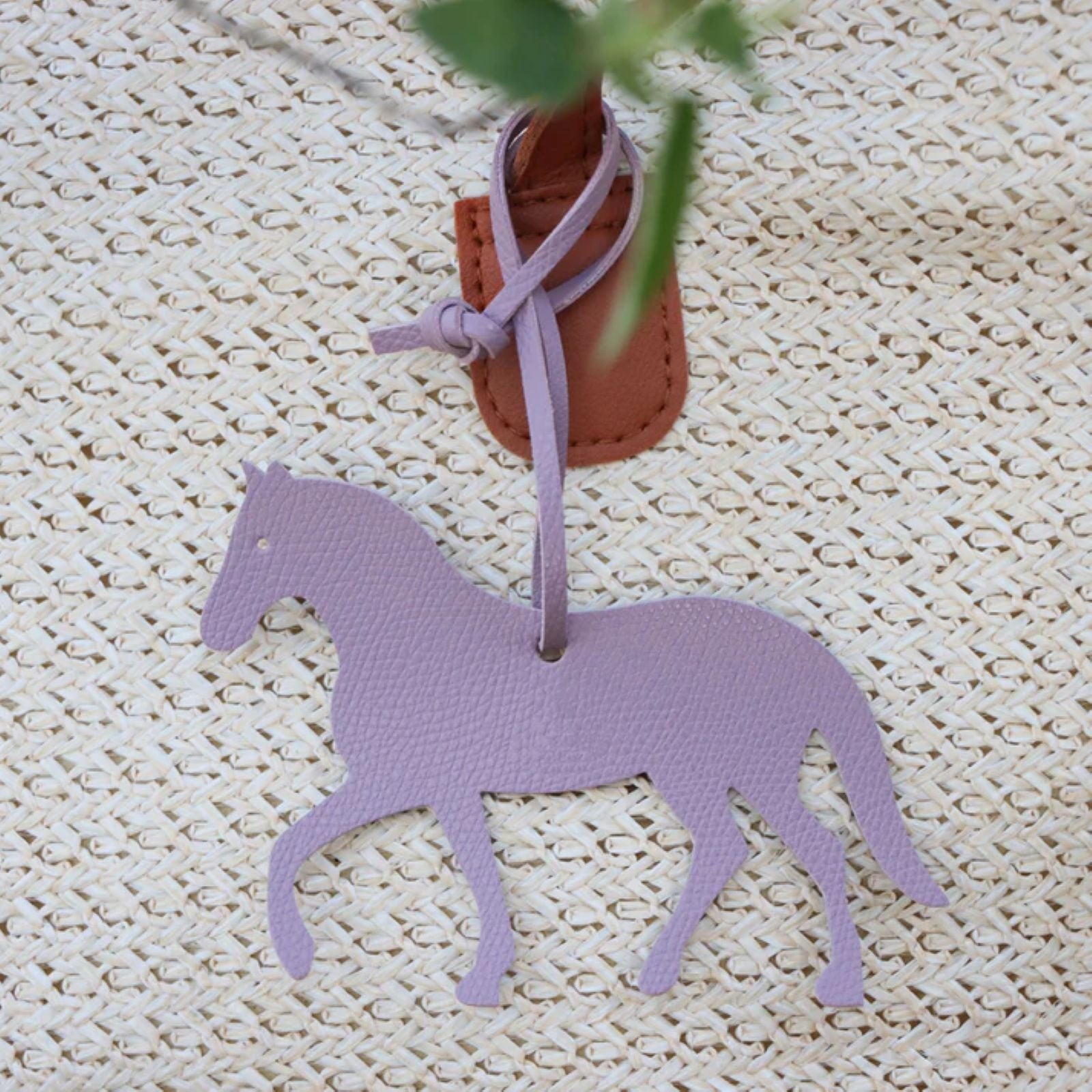 AWST Int'l Horse Bag Charm-Vegan leather