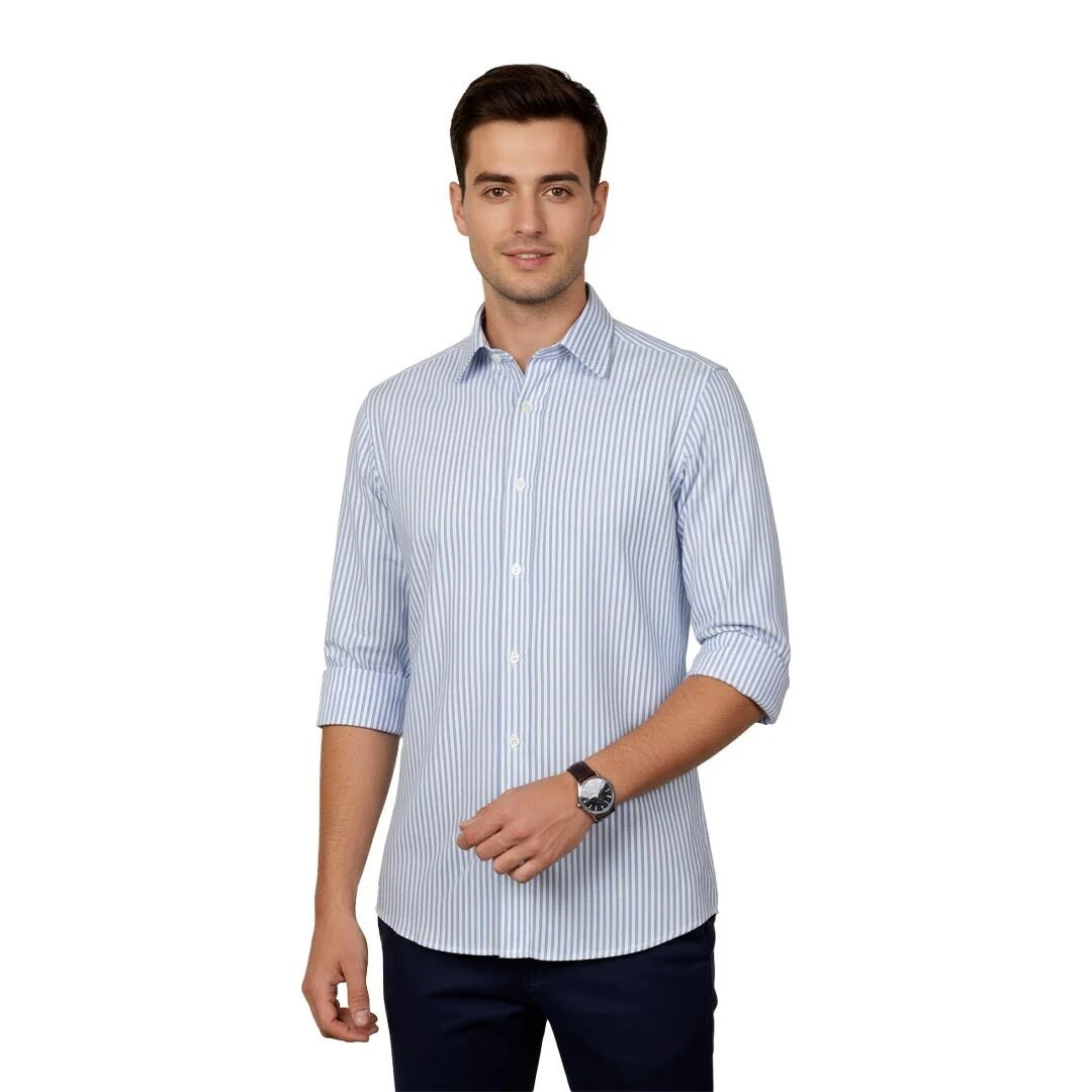 TuffRider Mens ADEY Stripe Shirt