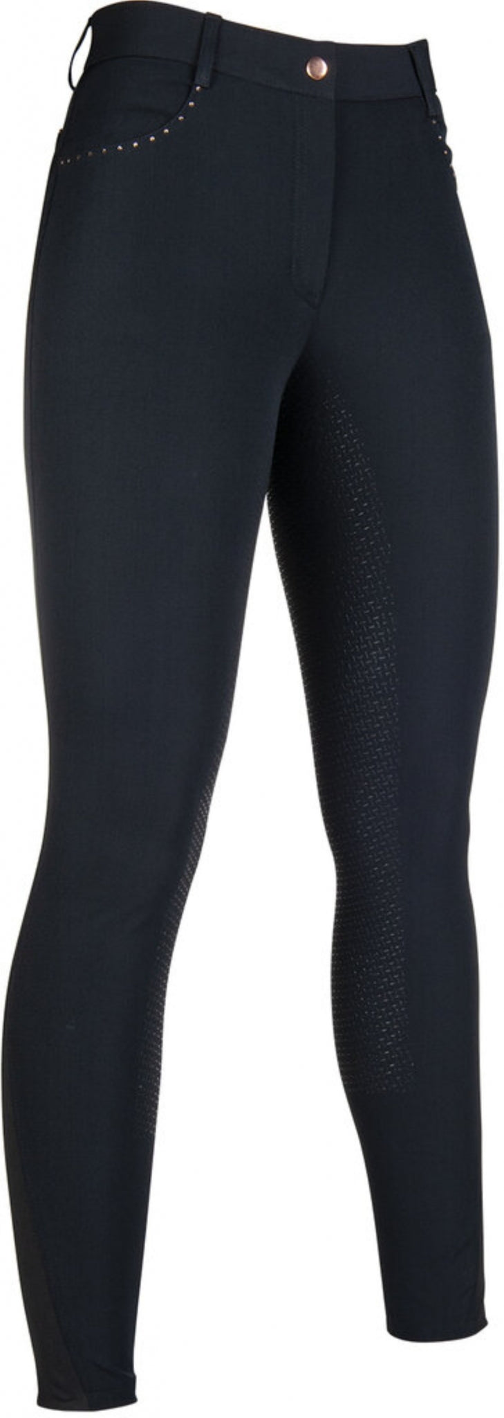 HKM Ladies Rosegold Glamour Full Seat Riding Breeches