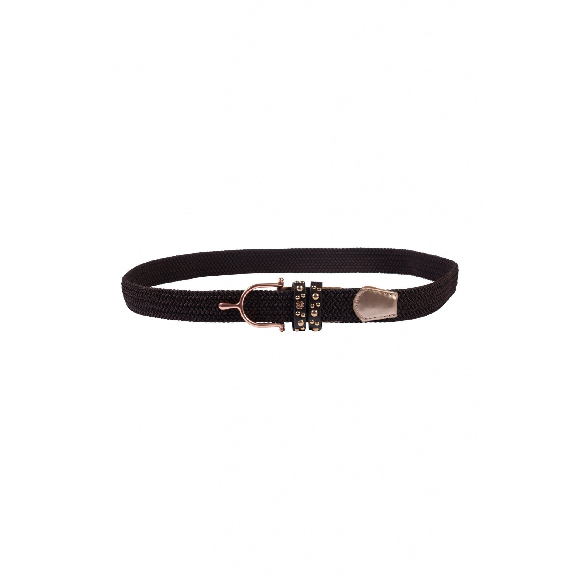 HKM Ladies Rosegold Glamour Elastic Belt