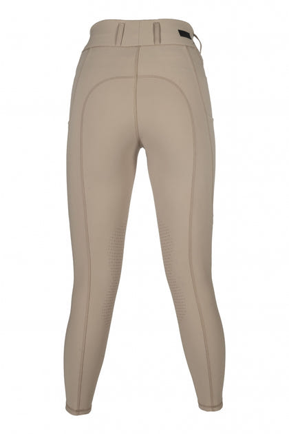 HKM Ladies Jil High Waist Sil. Knee Patch Riding Leggings