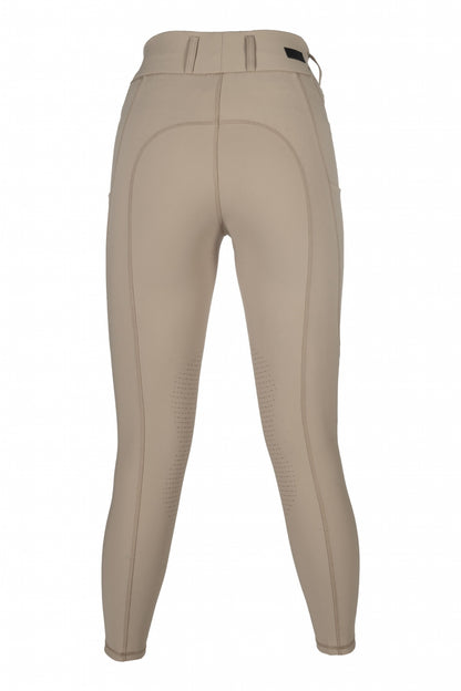 HKM Ladies Jil High Waist Sil. Knee Patch Riding Leggings