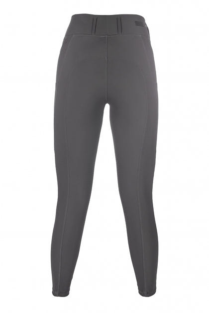 HKM Ladies Jil High Waist Sil. Knee Patch Riding Leggings