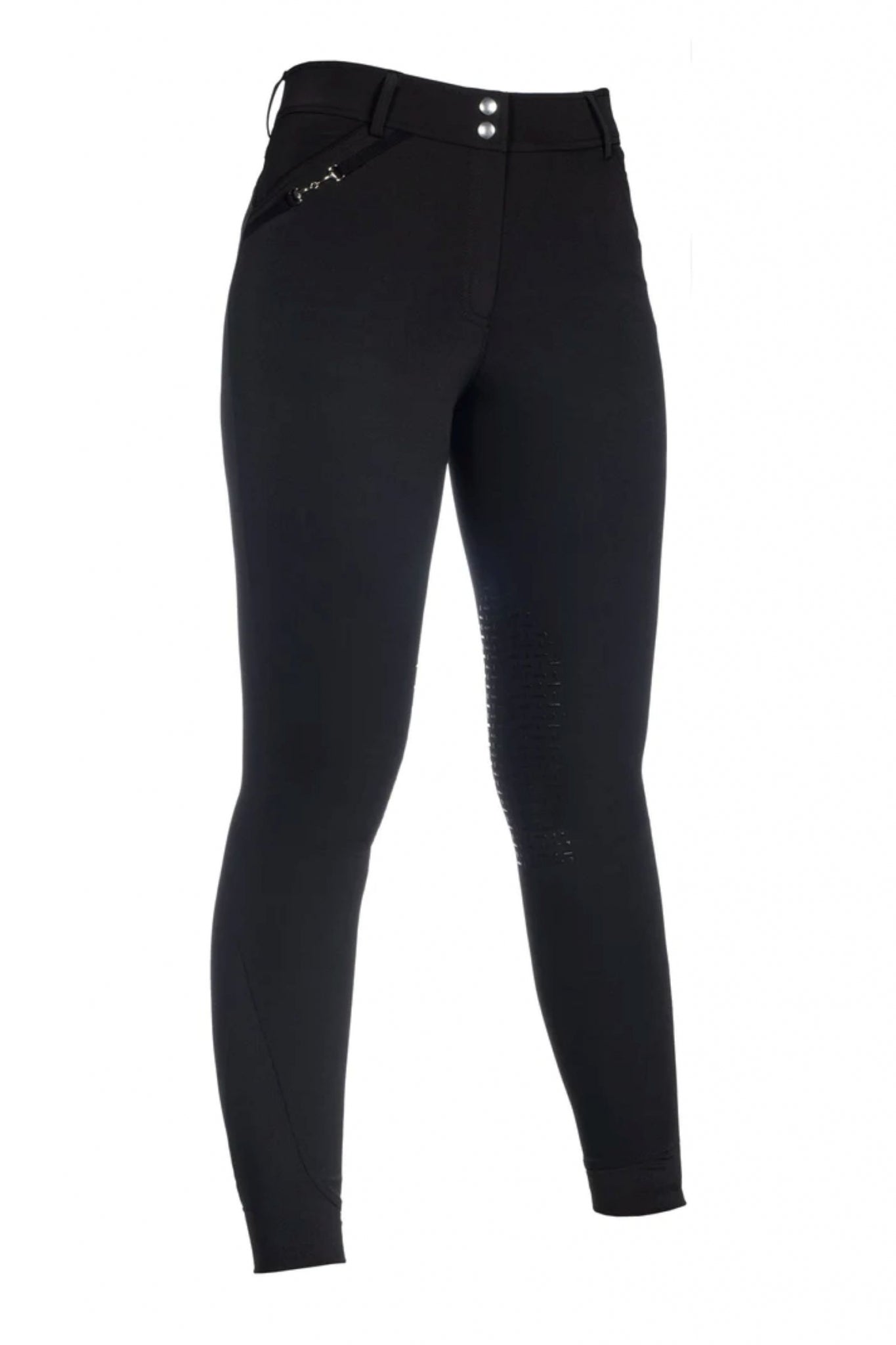HKM Ladies Essentials Silicone Knee Patch Riding Breeches