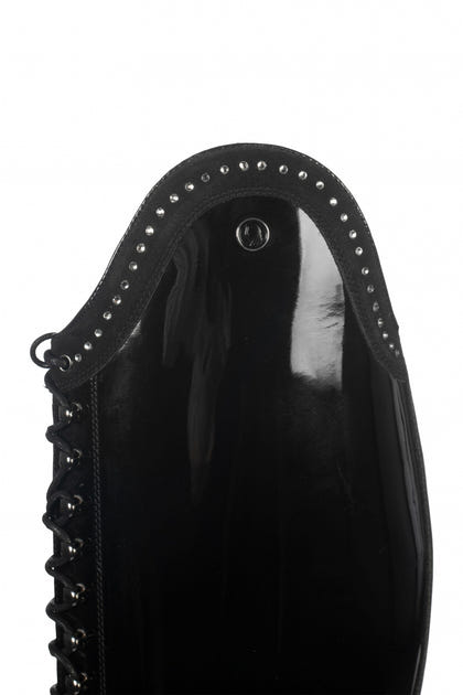 HKM Ladies Amalfi Lack Riding Boots Standard Length/Width