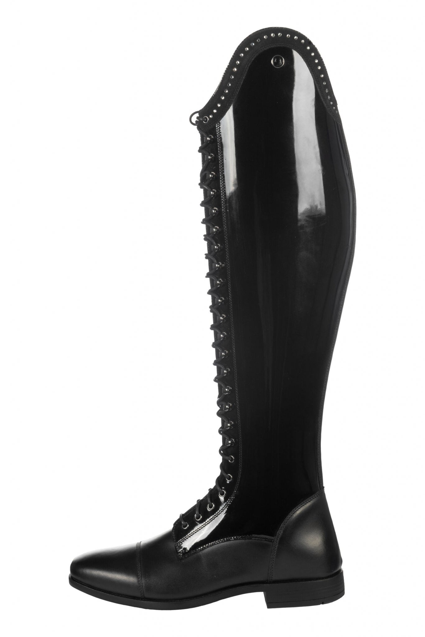 HKM Ladies Amalfi Lack Riding Boots Standard Length/Width