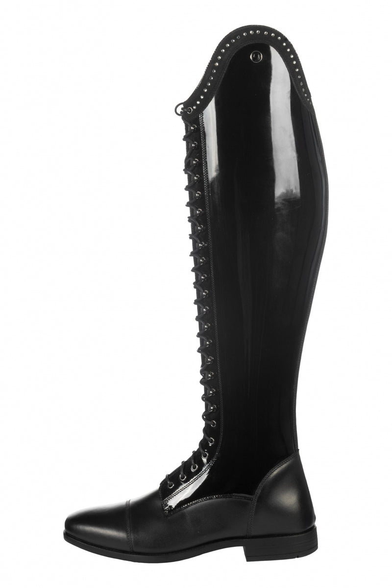 HKM Ladies Amalfi Lack Riding Boots Standard Length/Width