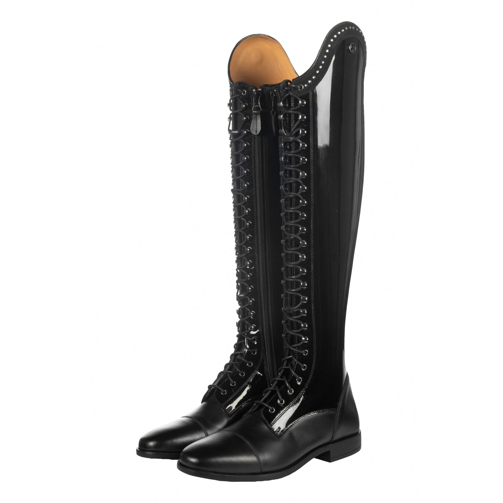 HKM Ladies Amalfi Lack Riding Boots Long/Narrow Width